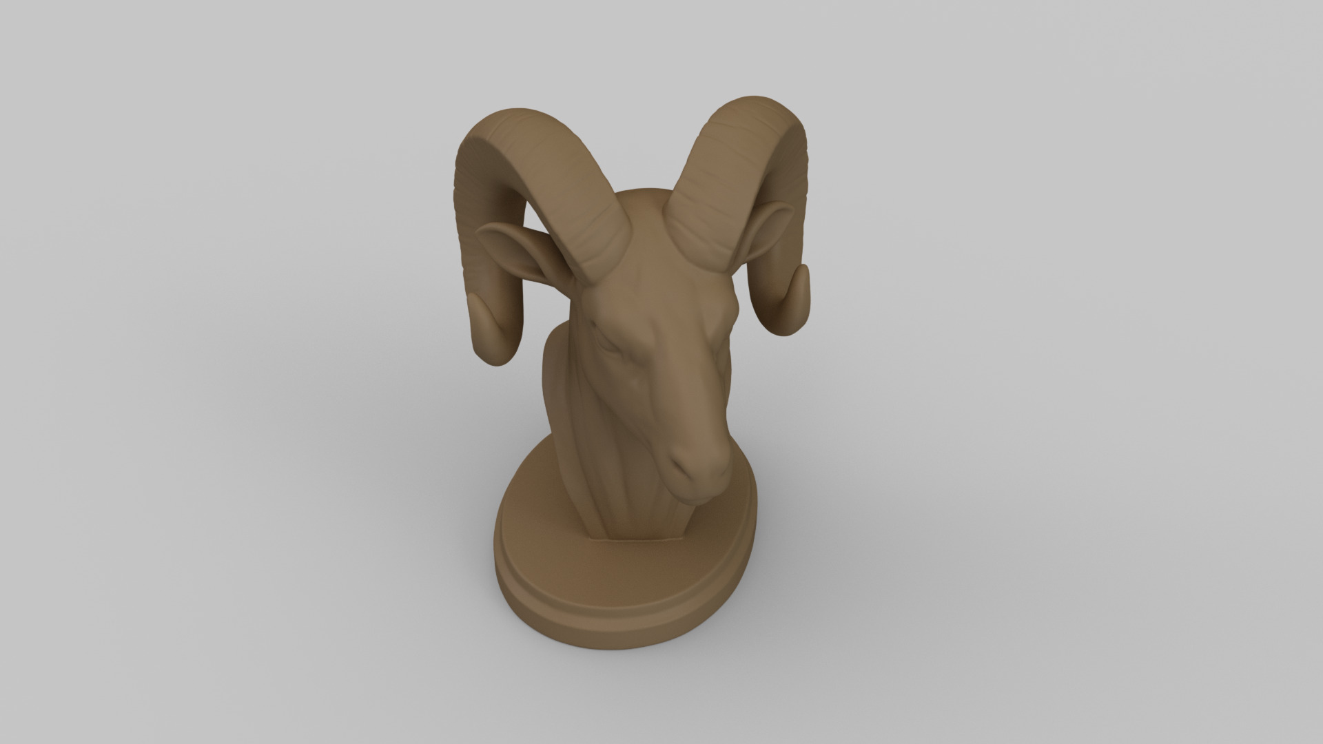 Ram Head 3D print model_5
