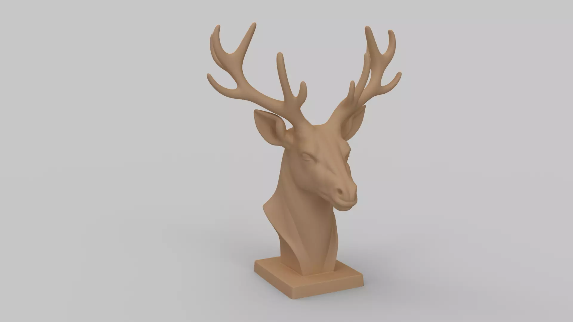 Deer Head 3D print model