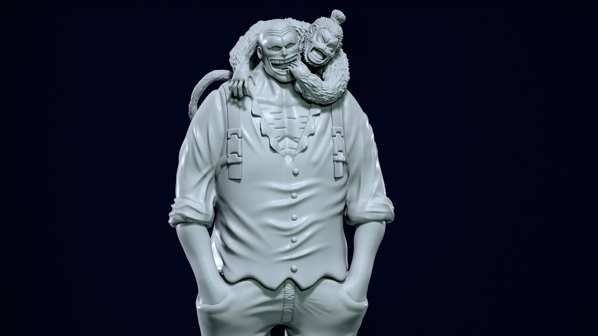 Bonk Punch - team Shanks pirates - ONE PIECE - 3D PRINT 3D print model_4