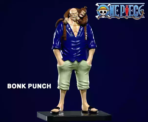 Bonk Punch - team Shanks pirates - ONE PIECE - 3D PRINT