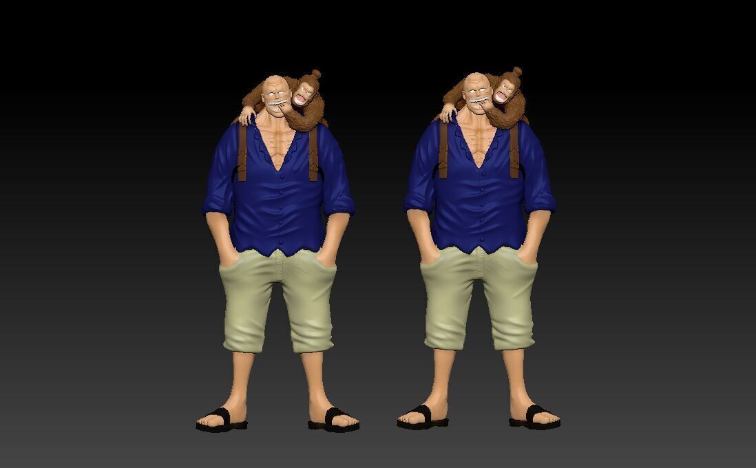 Bonk Punch - team Shanks pirates - ONE PIECE - 3D PRINT 3D print model_1