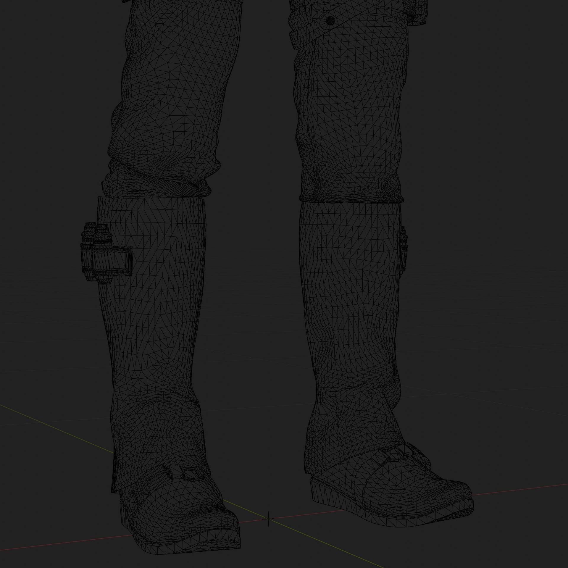 Cal Kestis Jedi Survivor 3D Model Rigged PBR Blender FBX OBJ Low-poly 3D model_14