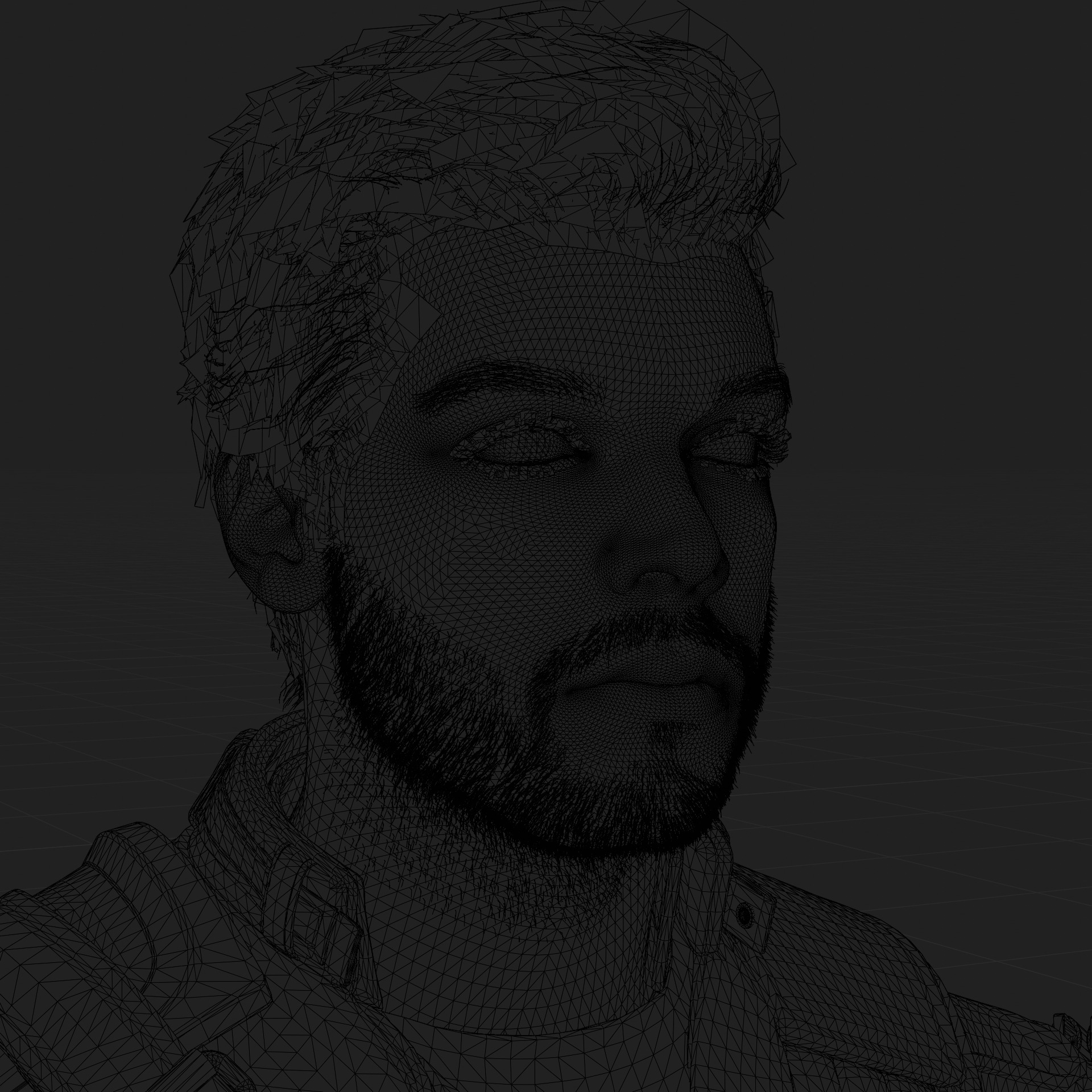 Cal Kestis Jedi Survivor 3D Model Rigged PBR Blender FBX OBJ Low-poly 3D model_11