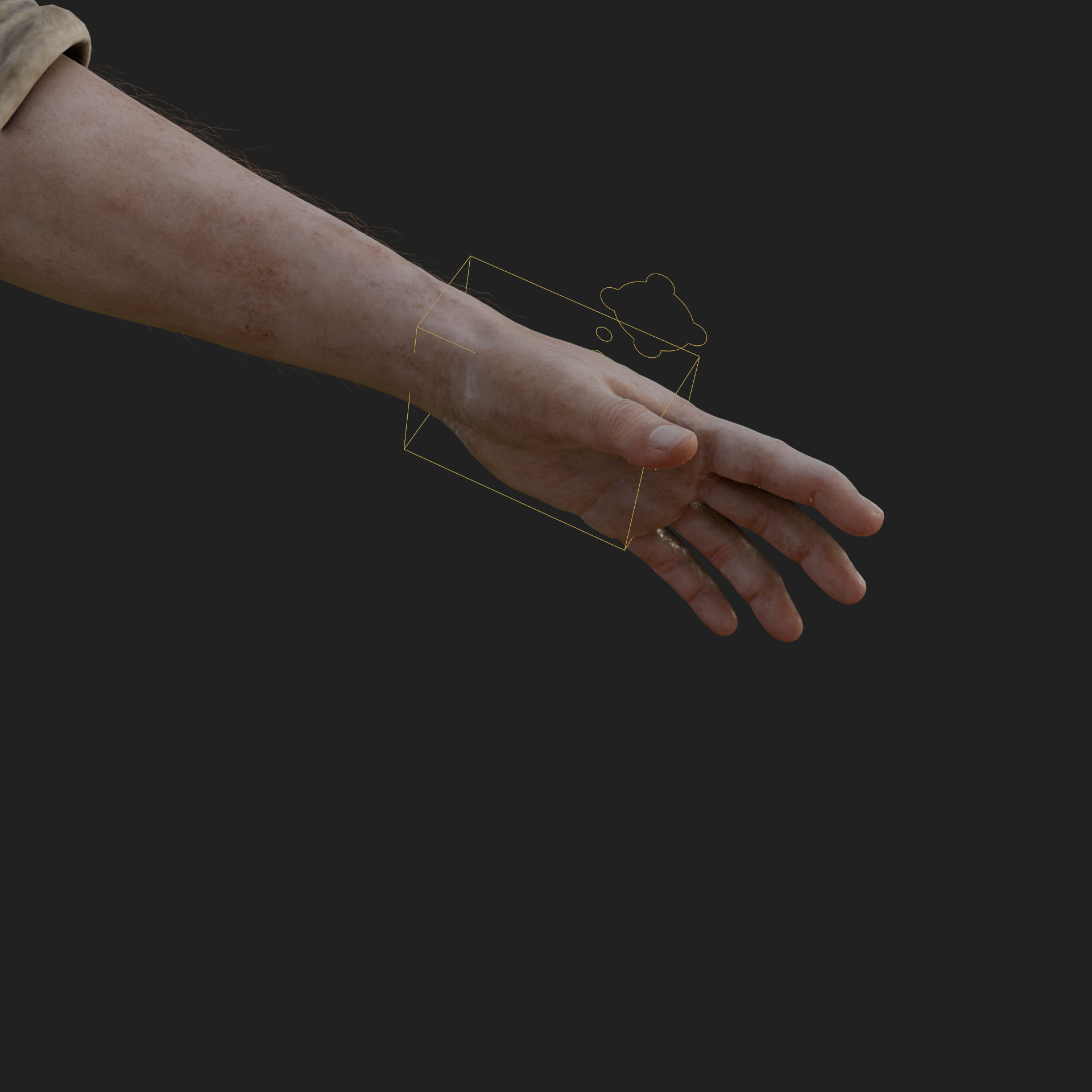 Cal Kestis Jedi Survivor 3D Model Rigged PBR Blender FBX OBJ Low-poly 3D model_6