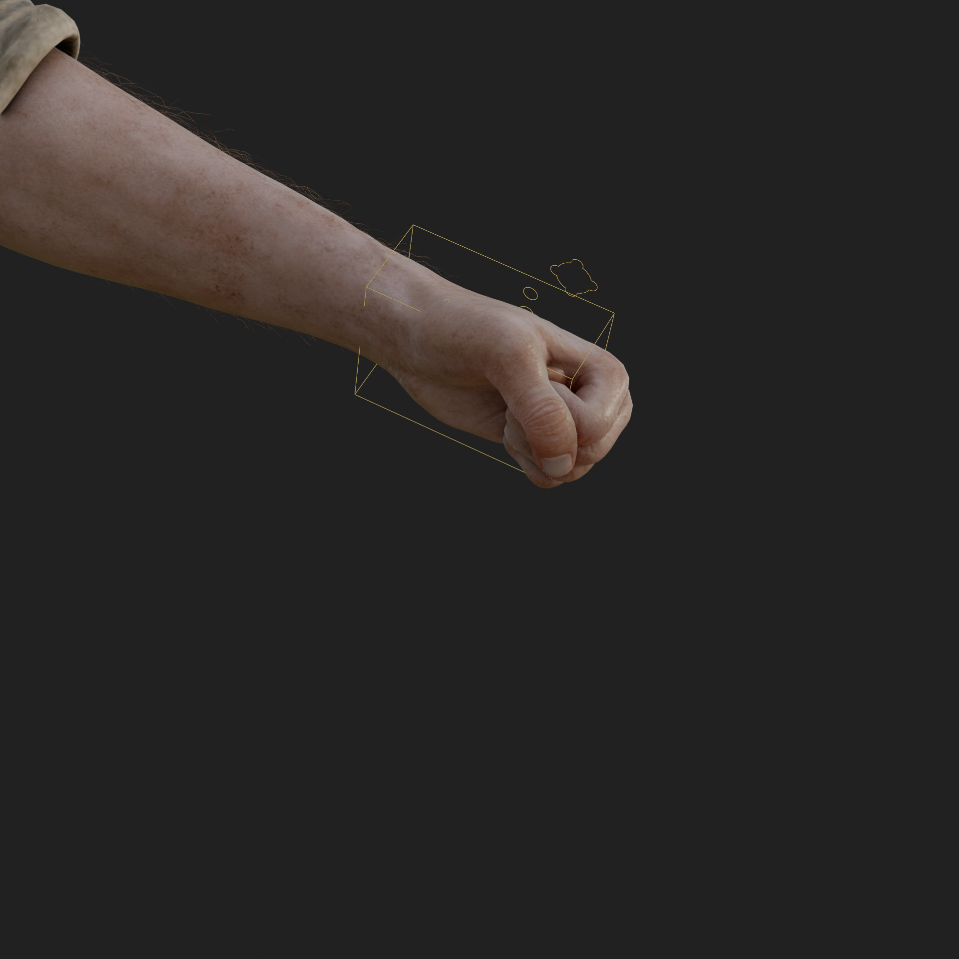 Cal Kestis Jedi Survivor 3D Model Rigged PBR Blender FBX OBJ Low-poly 3D model_8