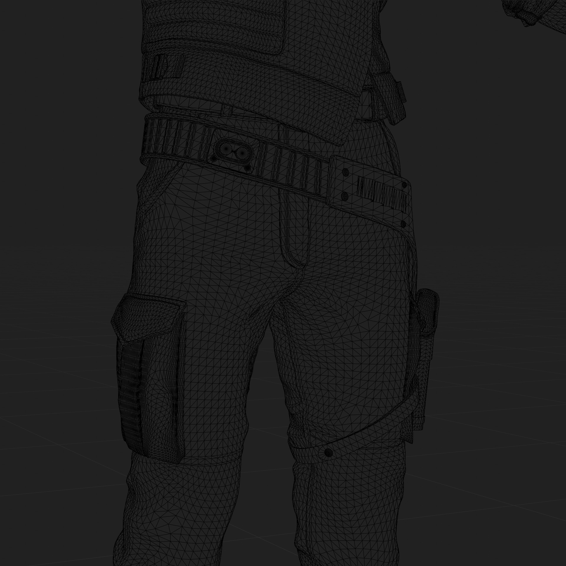 Cal Kestis Jedi Survivor 3D Model Rigged PBR Blender FBX OBJ Low-poly 3D model_13