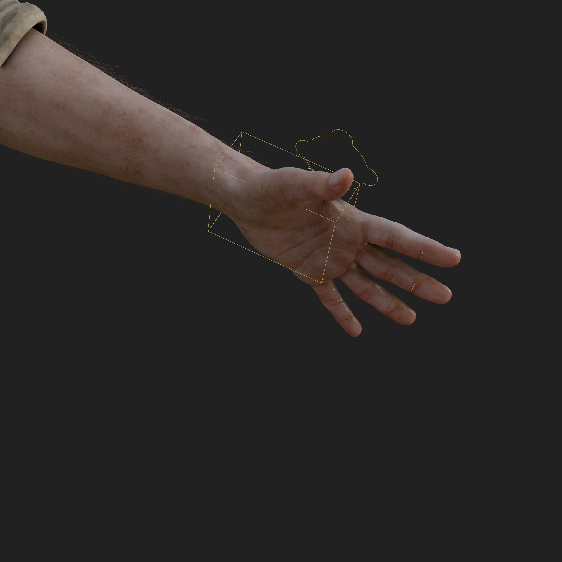 Cal Kestis Jedi Survivor 3D Model Rigged PBR Blender FBX OBJ Low-poly 3D model_7