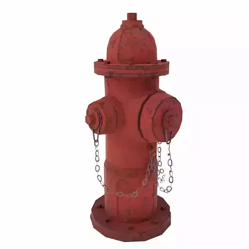 Water Hydrant lowpoly 3d model Free low-poly 3D model