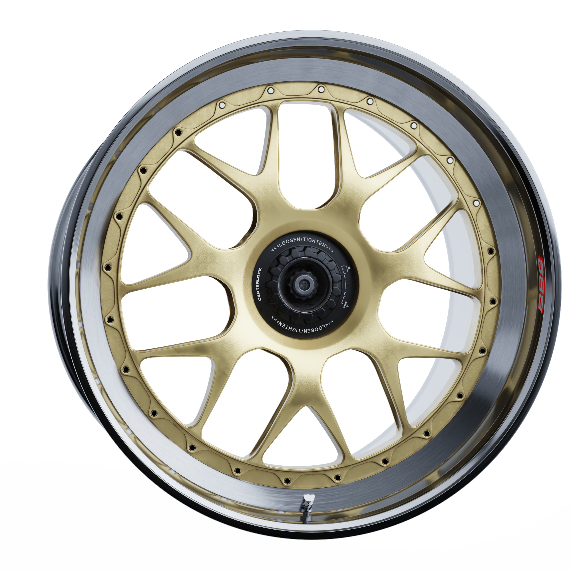 BBS WHEELS - E07 Centerlock Low-poly 3D model_28