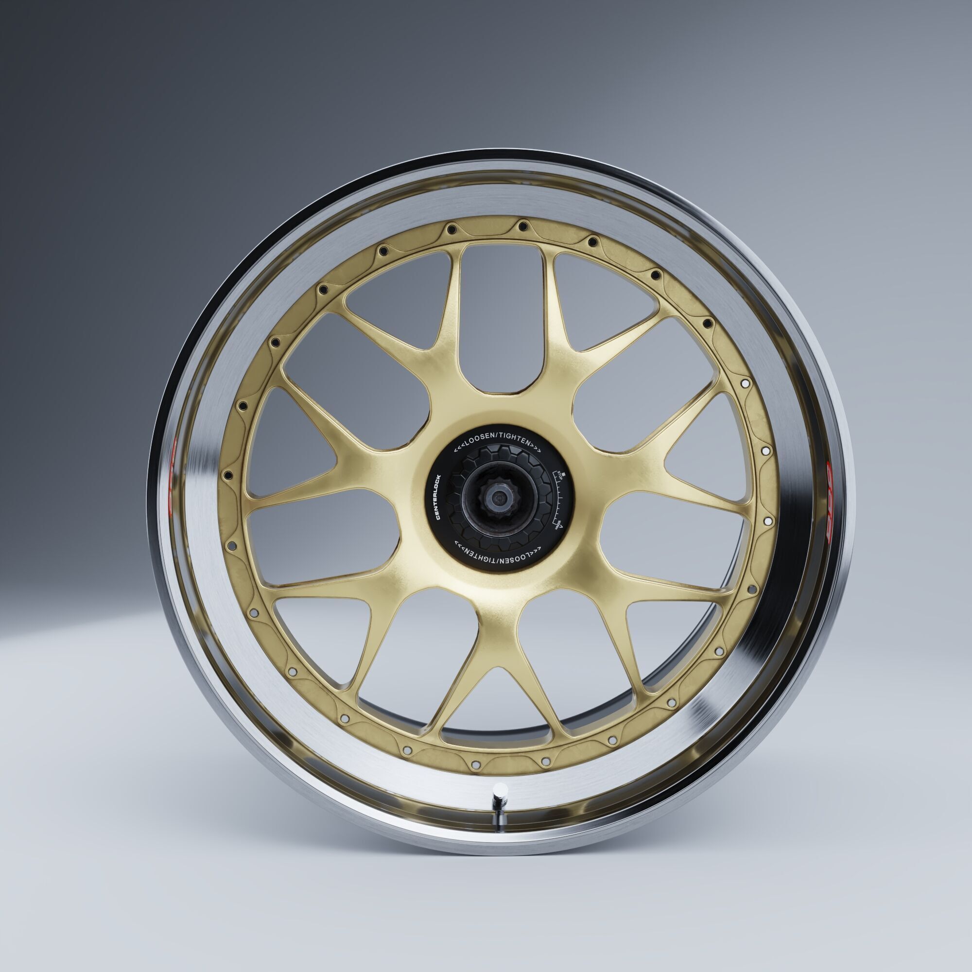 BBS WHEELS - E07 Centerlock Low-poly 3D model_12