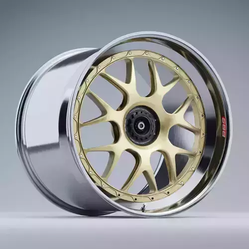BBS WHEELS - E07 Centerlock Low-poly 3D model