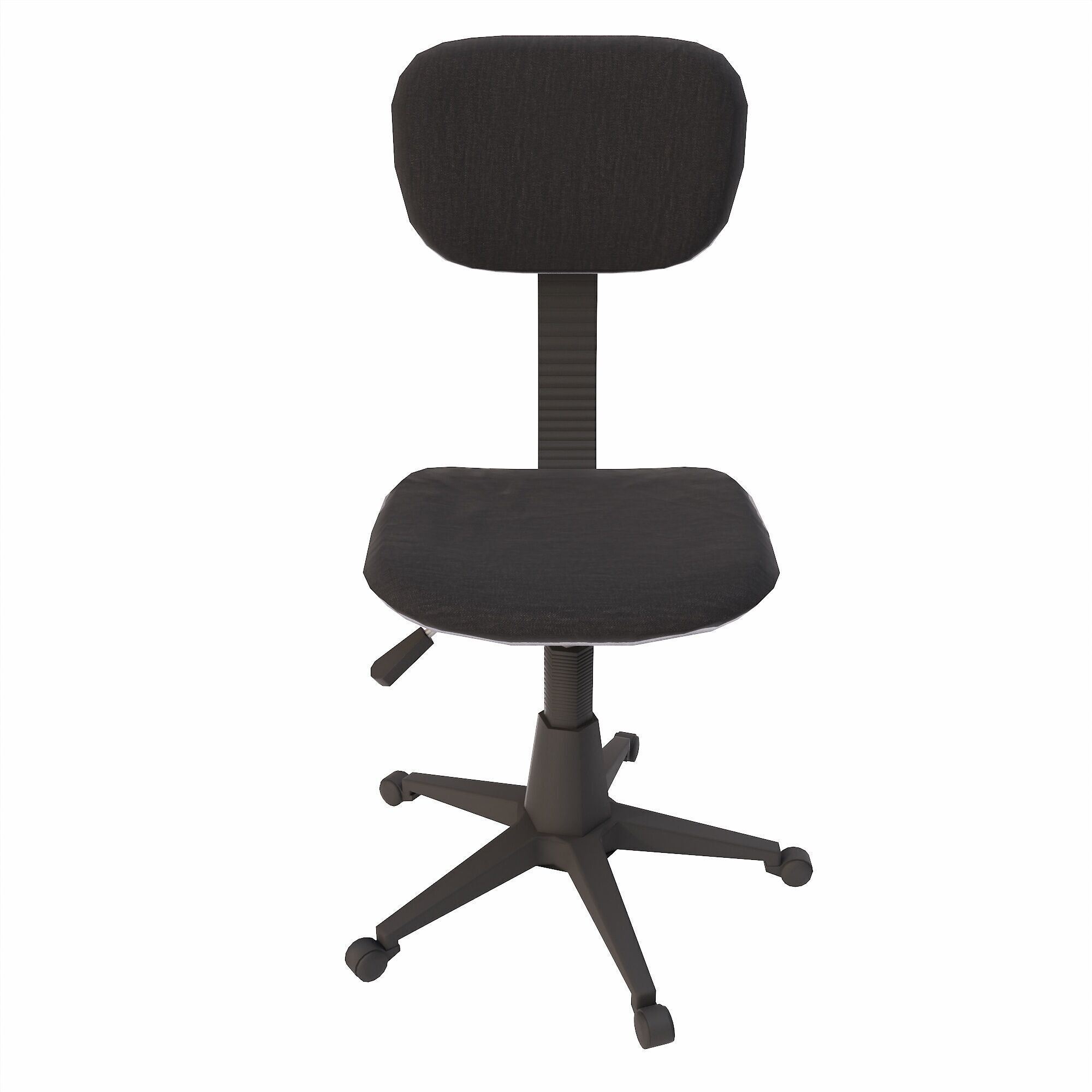 Office Chair lowpoly 3d model Low-poly 3D model_0