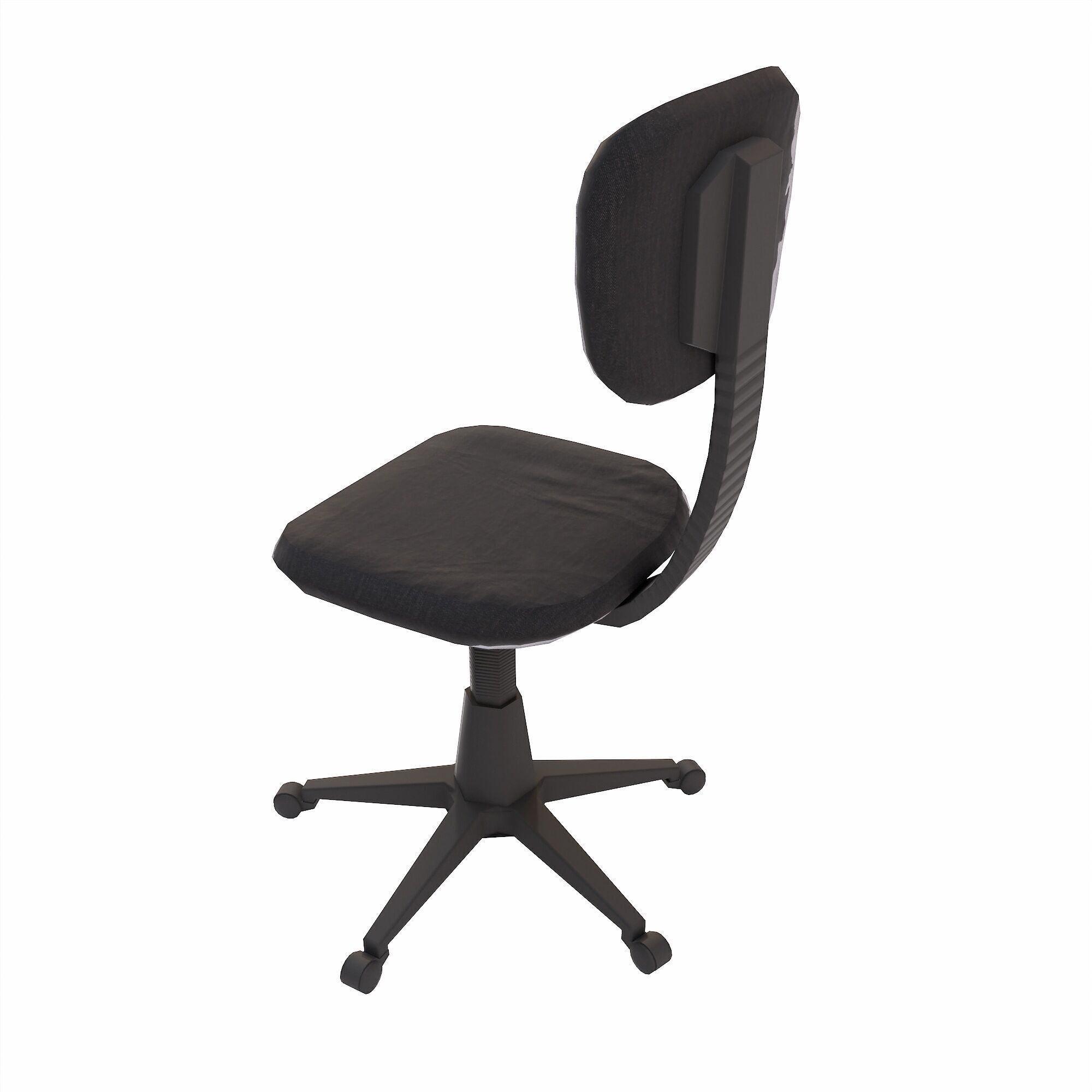 Office Chair lowpoly 3d model Low-poly 3D model_5