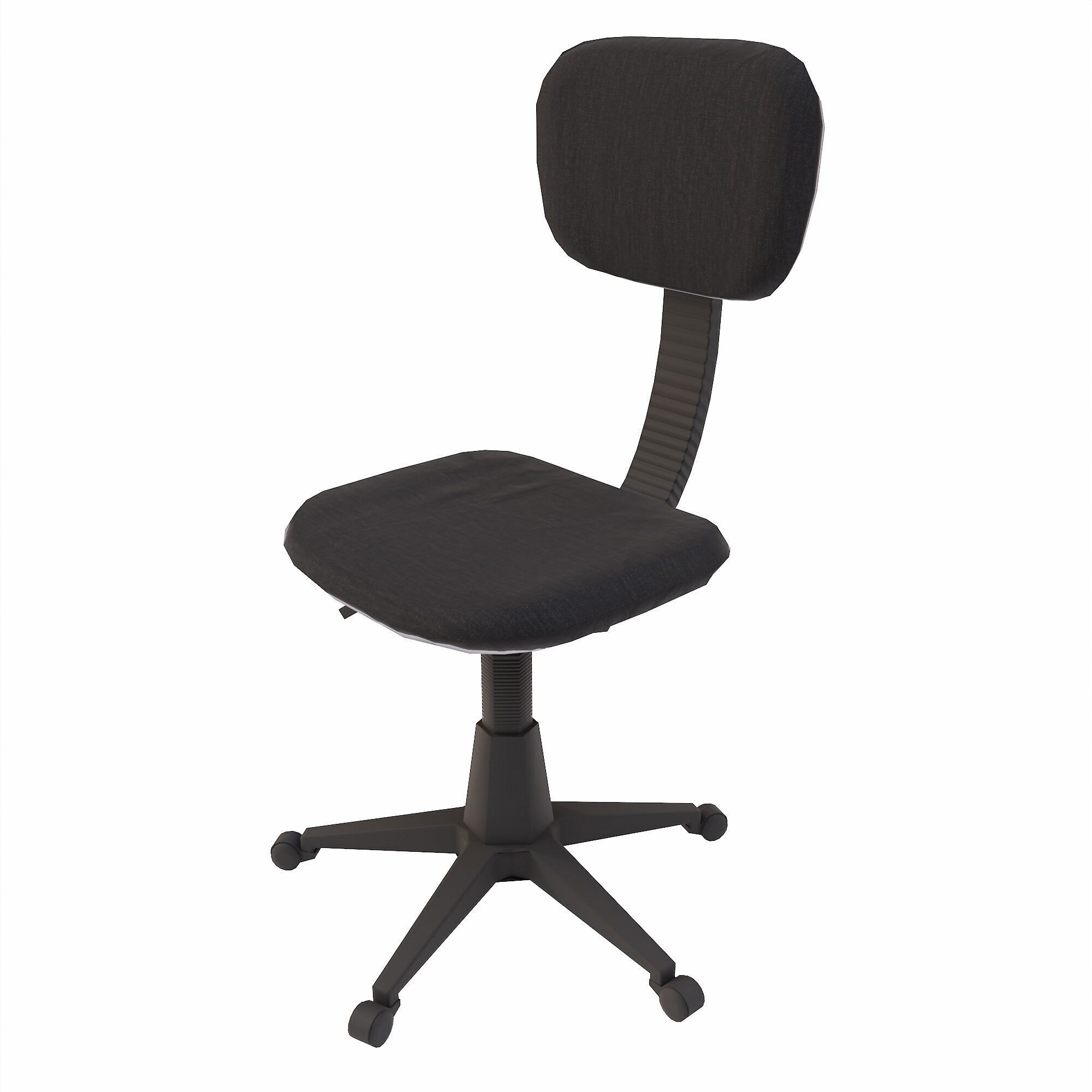 Office Chair lowpoly 3d model Low-poly 3D model_2