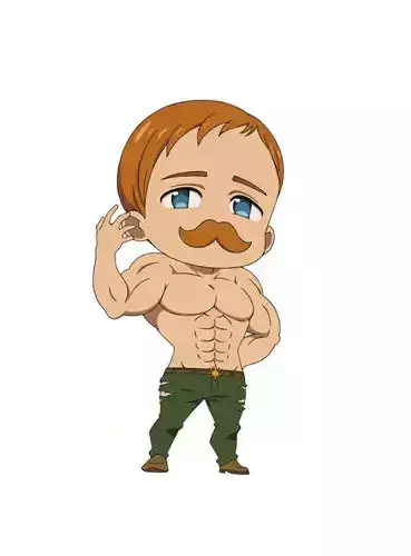 Mini Escanor 3D Model  3D print model
