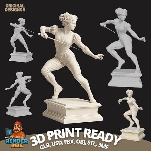 Elegance and Agility in 3D 3D print model