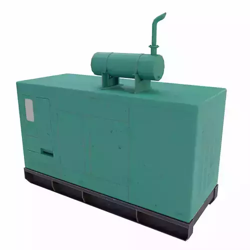 Silent Generator Lowpoly 3d model