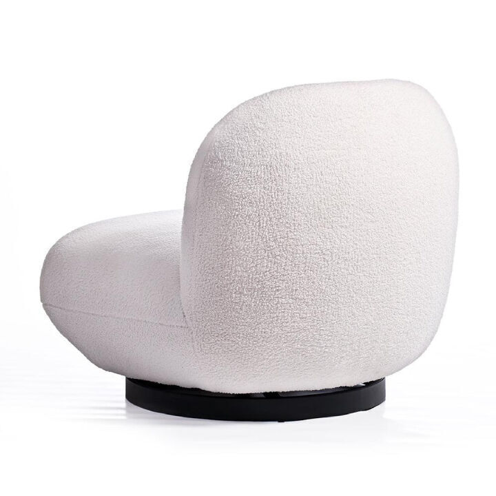 Minimalist Fabric Pouffe Low-poly 3D model_3