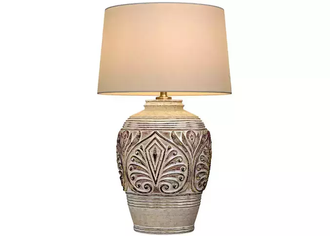 Rustic Southwest Country Nightstand bedside Provence Table Lamp