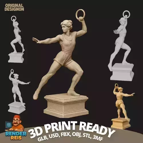 Ancient Power and Elegance in 3D 3D print model