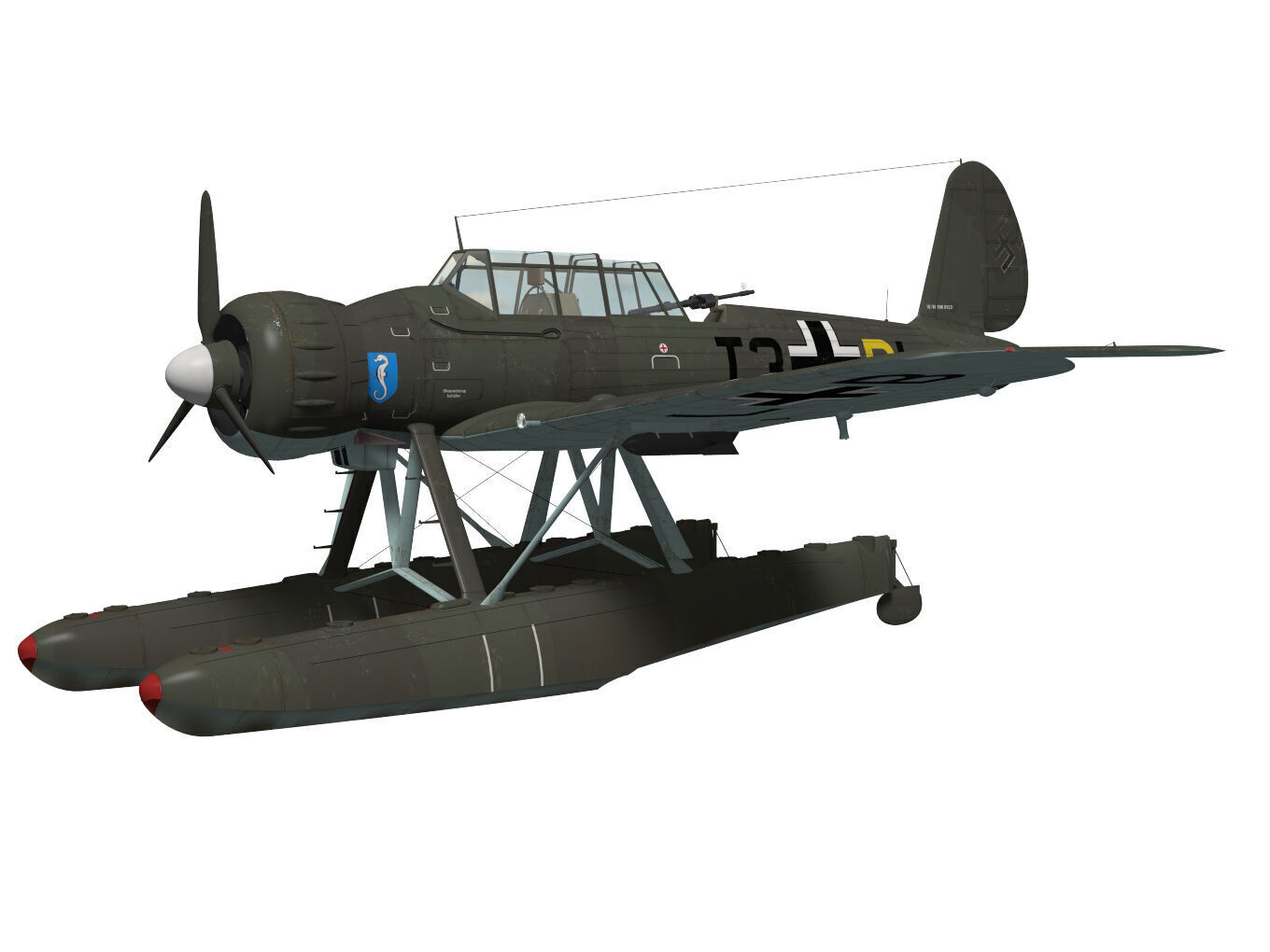 Arado Ar196 A-3 3D model_2