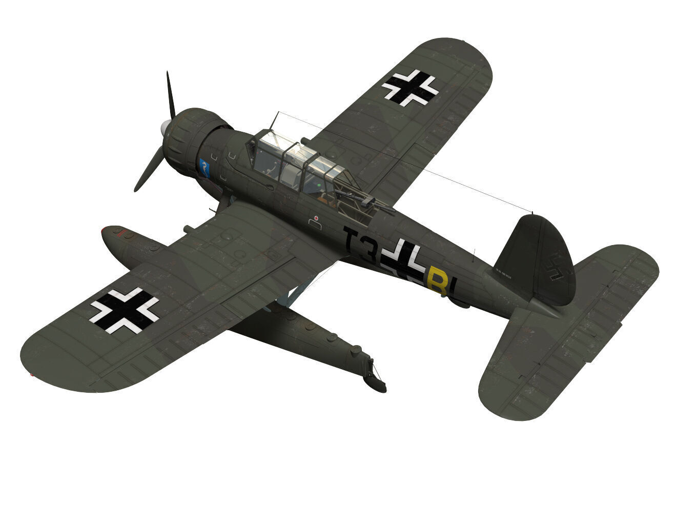 Arado Ar196 A-3 3D model_1