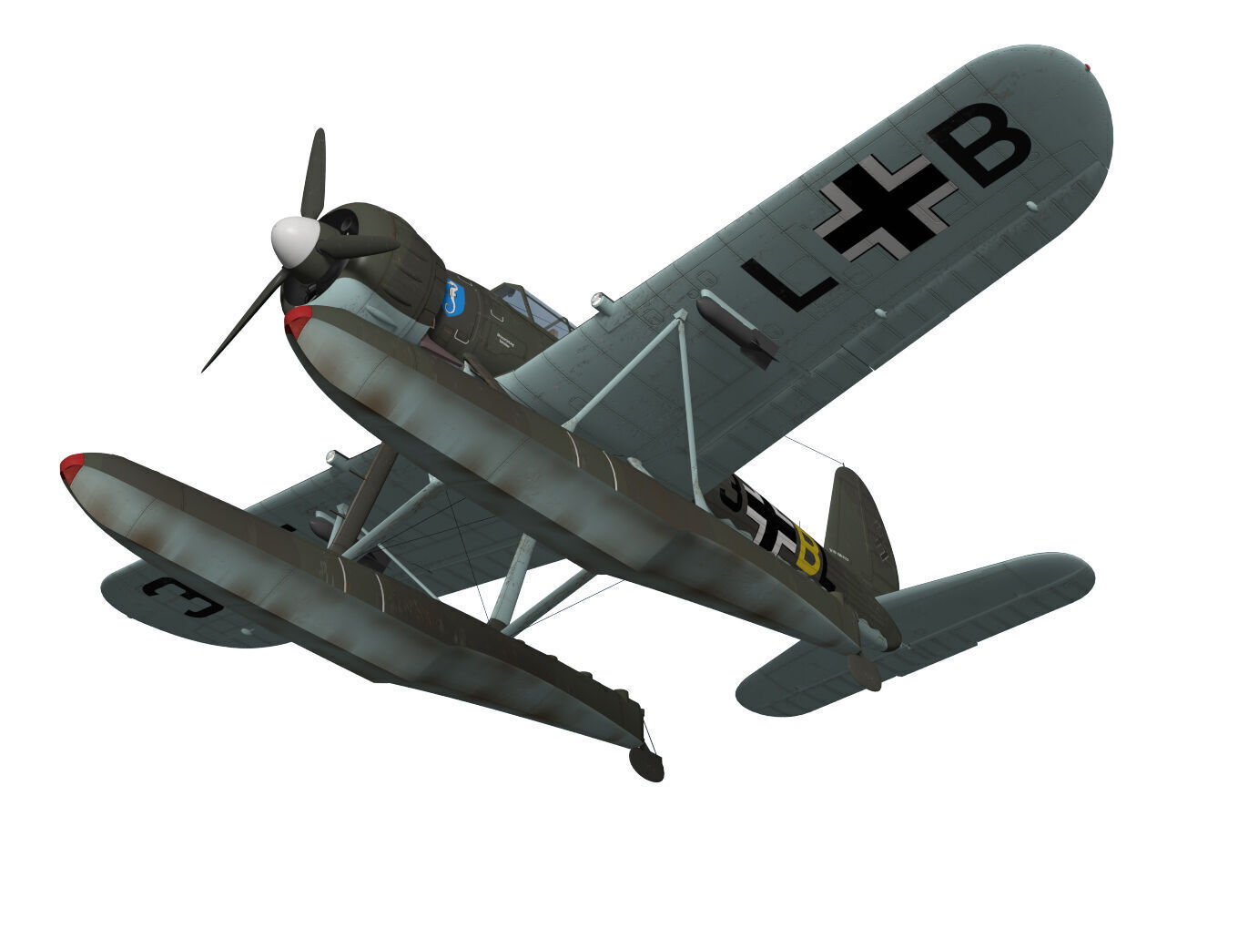 Arado Ar196 A-3 3D model_4