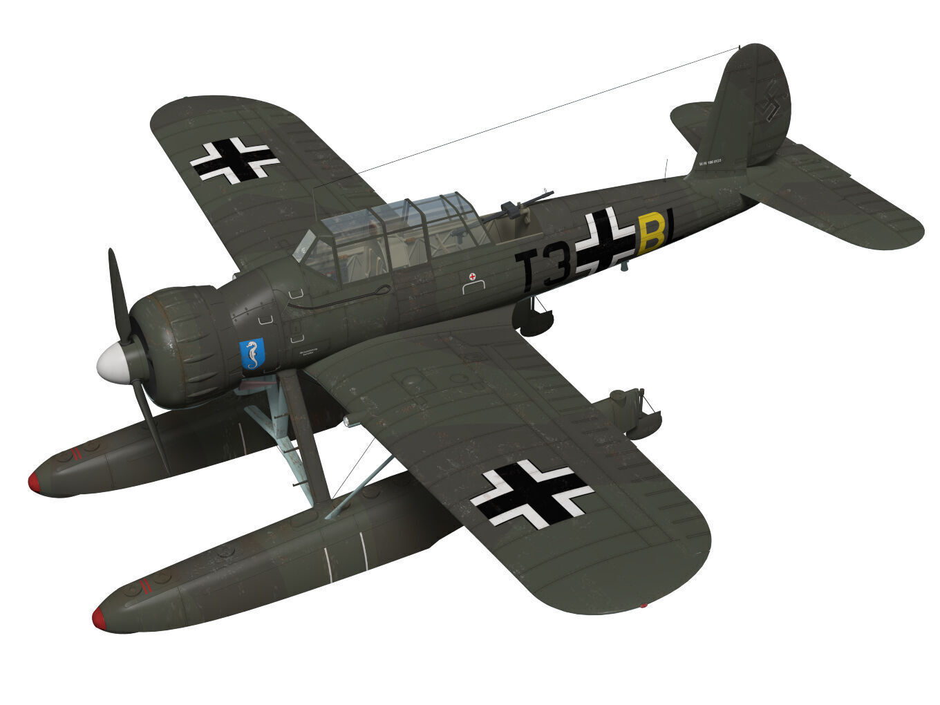 Arado Ar196 A-3 3D model_0