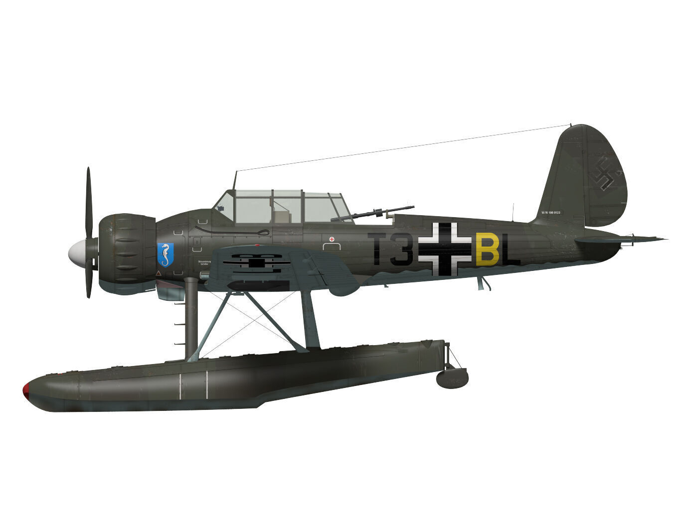 Arado Ar196 A-3 3D model_7