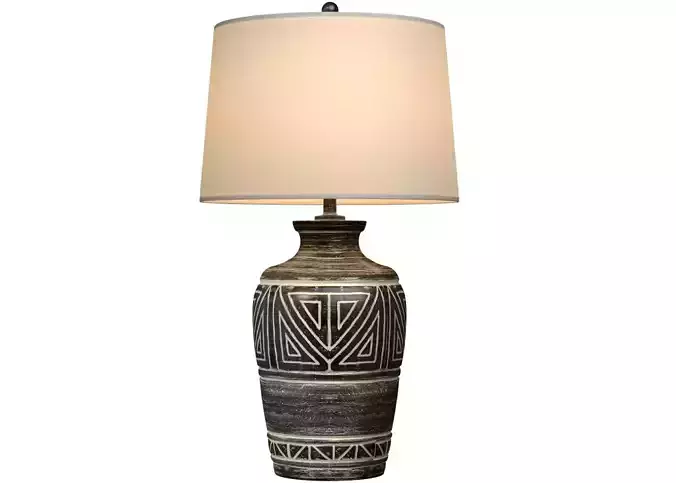 Rustic Southwest Country Nightstand bedside Provence Table Lamp