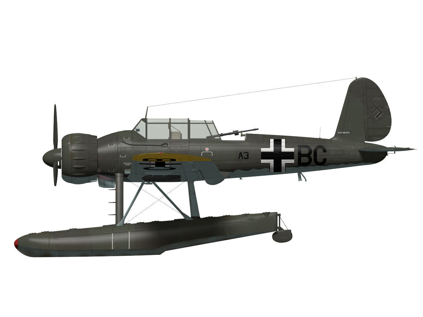 Arado Ar196 A-3 3D model_7