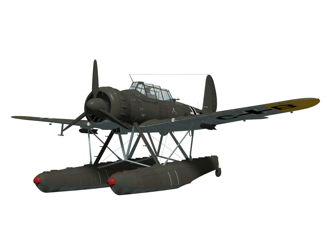 Arado Ar196 A-3 3D model_5