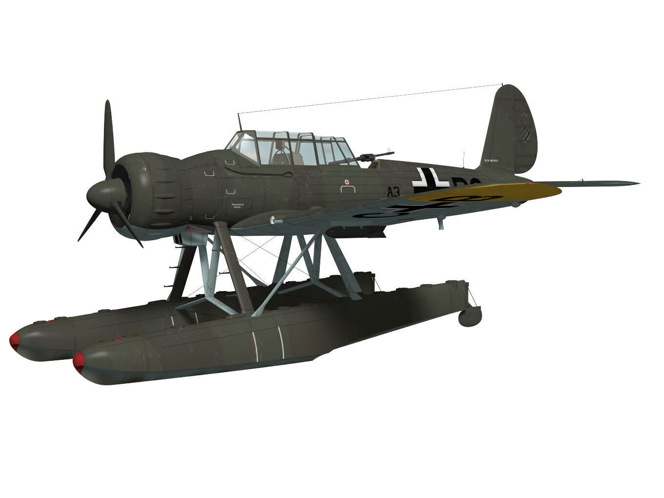 Arado Ar196 A-3 3D model_2