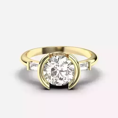 Round Diamond Solitaire Ring
