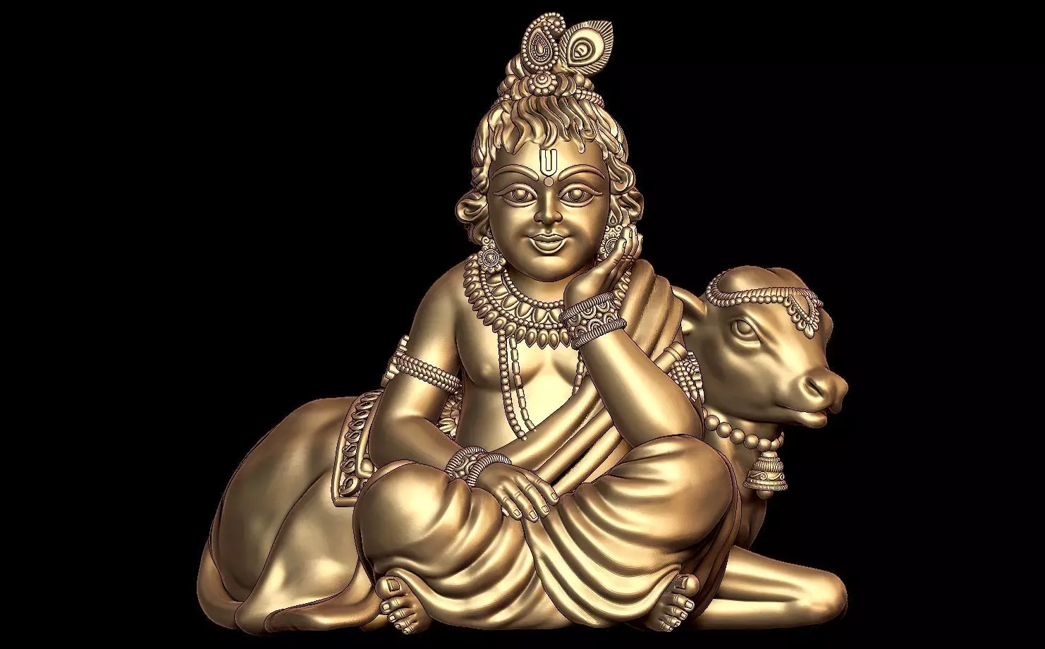 KRISHNA MURTI  3D print model_0