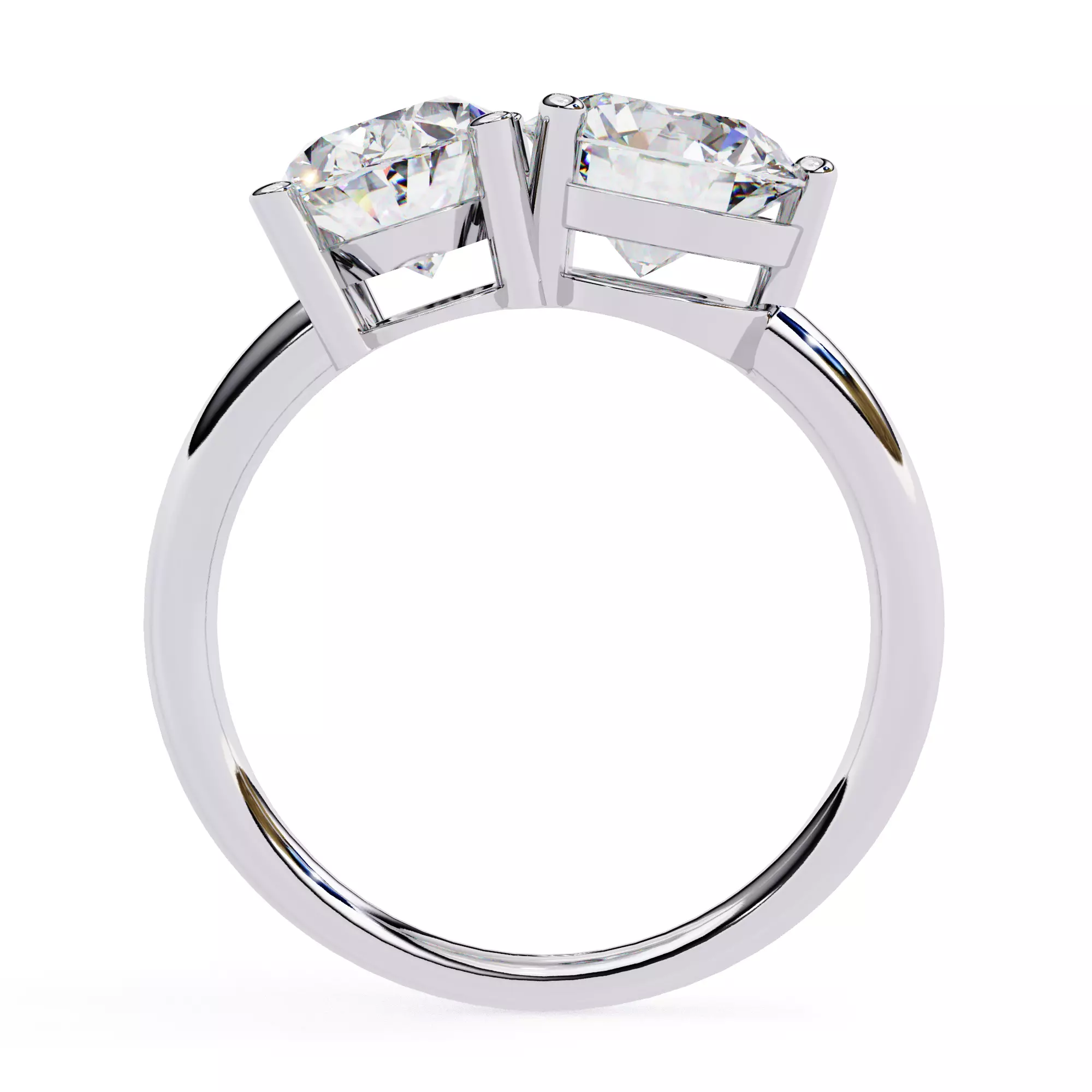 OVAL DIAMOND RING -CAD-080 3D print model