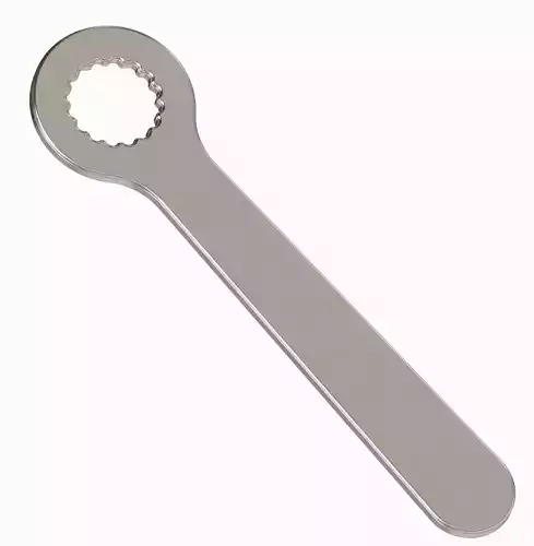 Hand Tool Gear Spanner Free 3D model