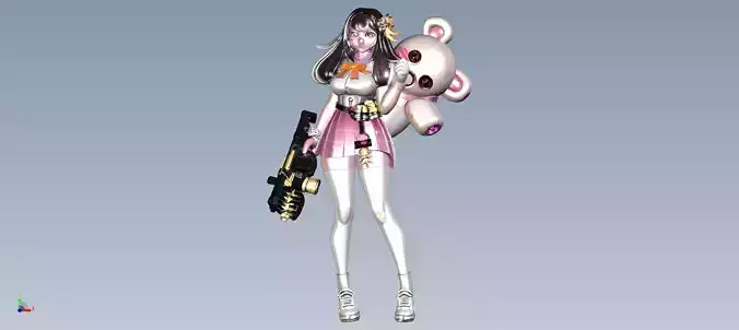Diva God Run 3D print model