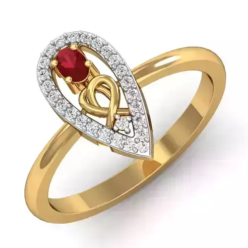 Jewelry 3D Models with render and 3dm  stl - P-1825