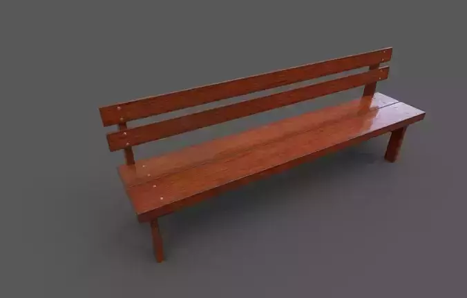 Wood Bench