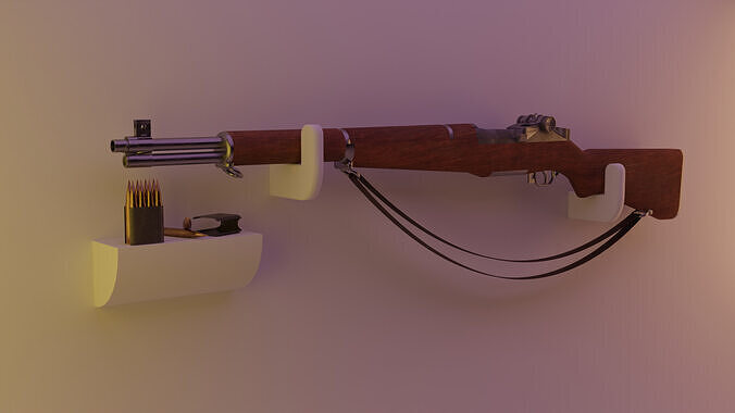 Garand M1 rifle 3D model