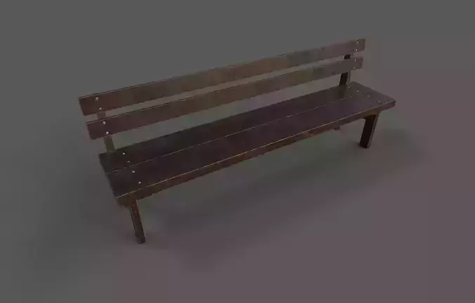 Old Wood Bench