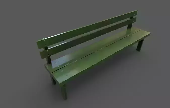 Wood Bench