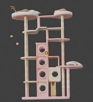 cat tree 3D model