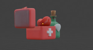 first aid kit 3D model_1