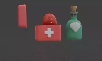 first aid kit 3D model