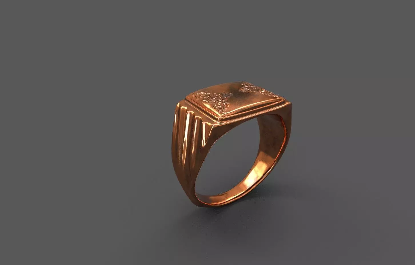 High-Quality 3D Ring Model Low-poly 3D model_0