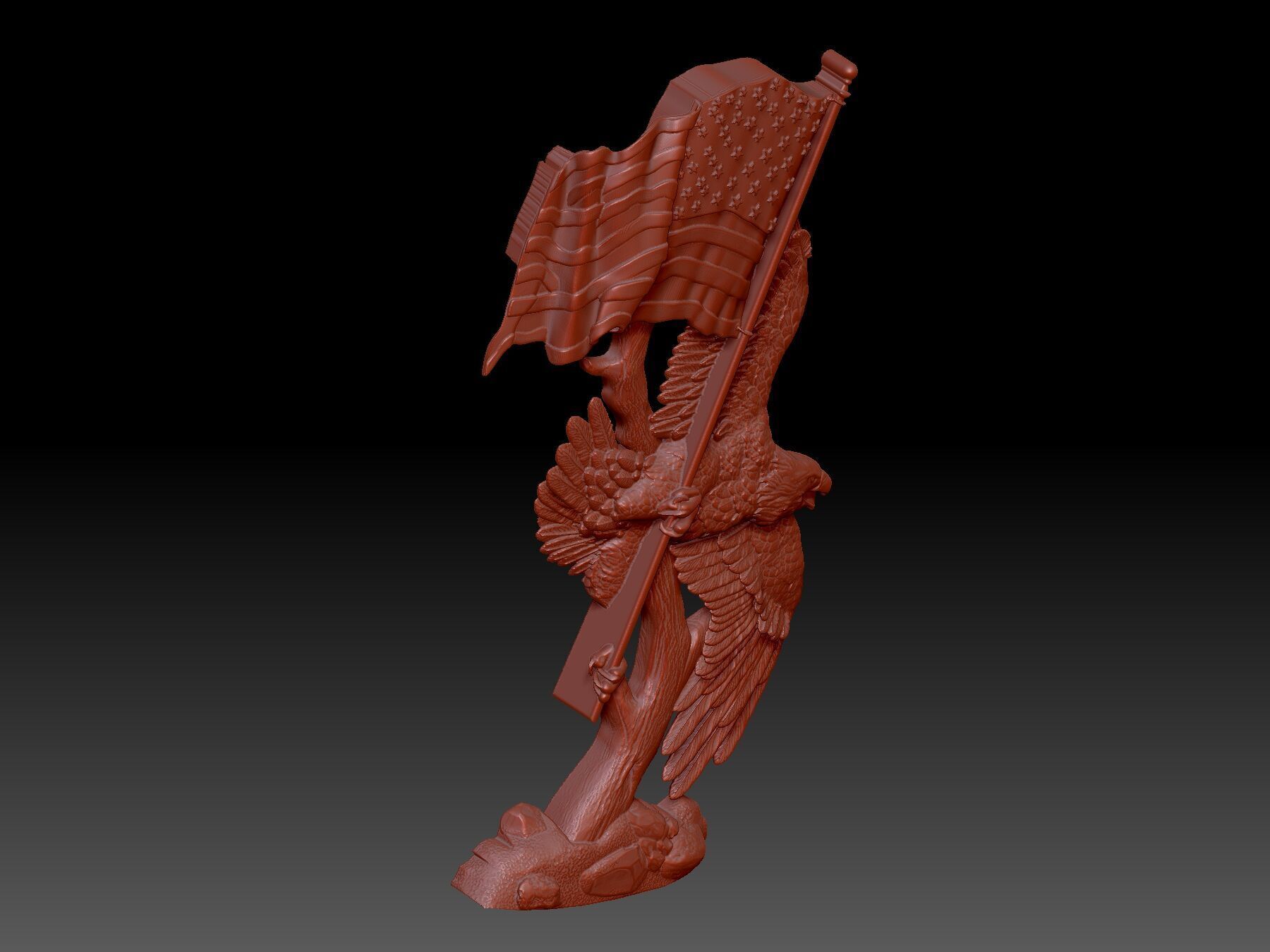  Eagle 3D print model_4