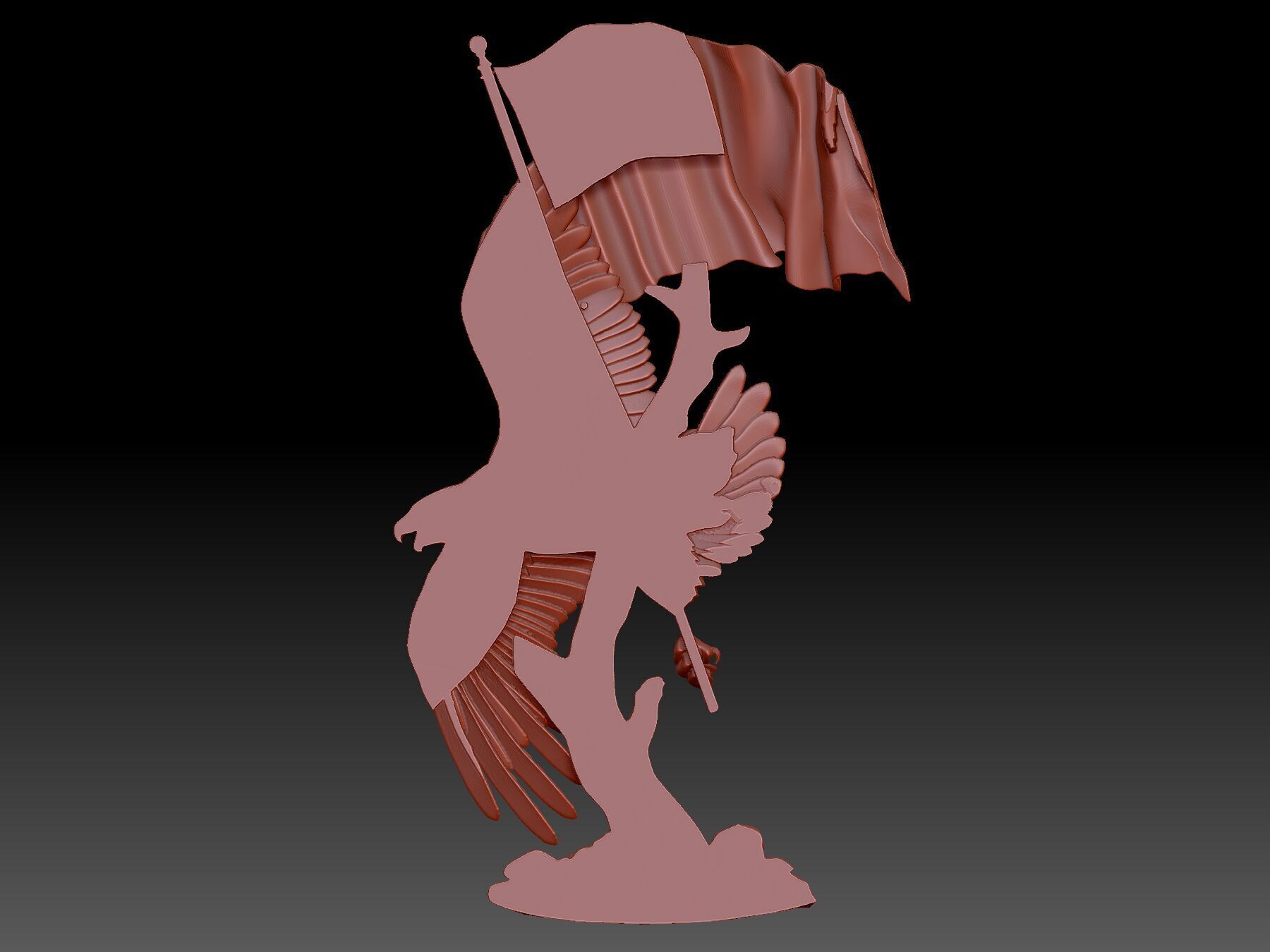  Eagle 3D print model_2