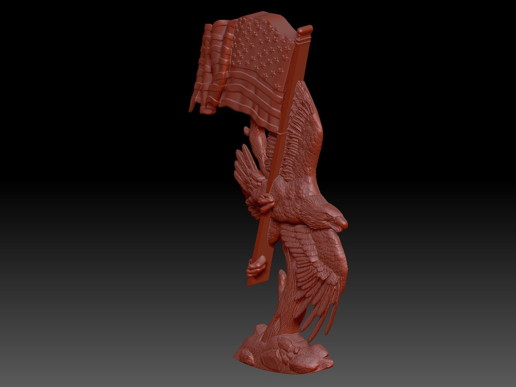  Eagle 3D print model_3